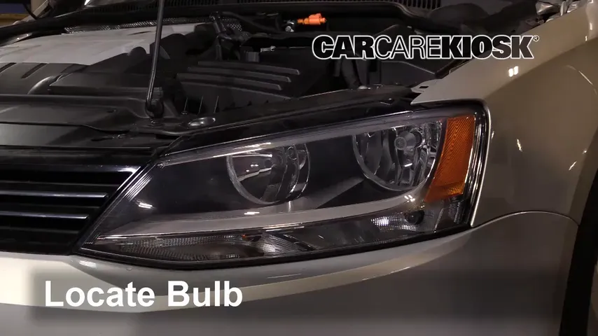 2012 Volkswagen Jetta TDI 2.0L 4 Cyl. Turbo Diesel Sedan Lights Daytime Running Light (replace bulb)